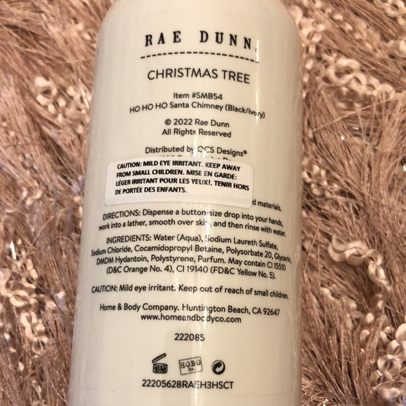 🍒3/30$.RAE DUNN HAND SOAP " HO HO HO" - Picture 3 of 4